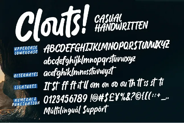 Clouts! font