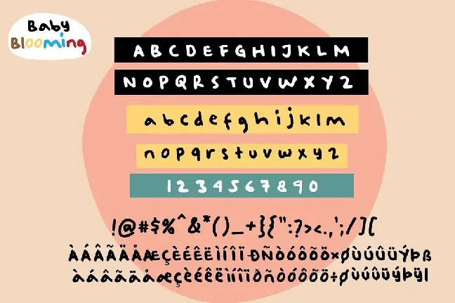 Baby Blooming font