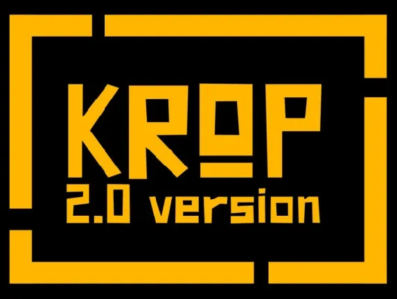 KROP 2.0 font