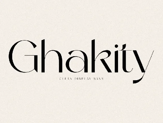 Ghakity font