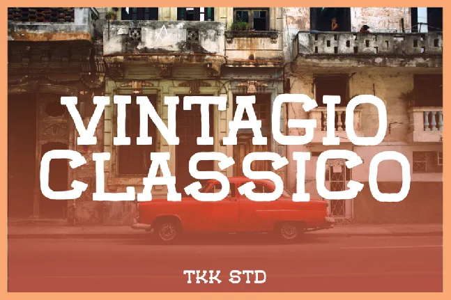 Vintagio Classico font