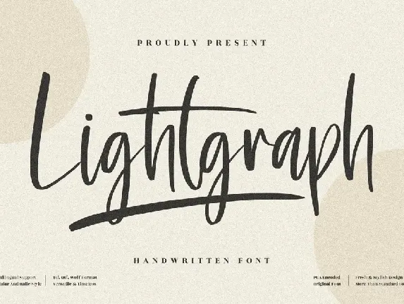 Lightgraph font