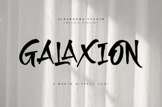 Galaxion font