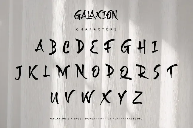 Galaxion font