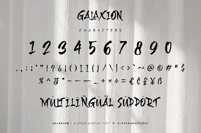 Galaxion font