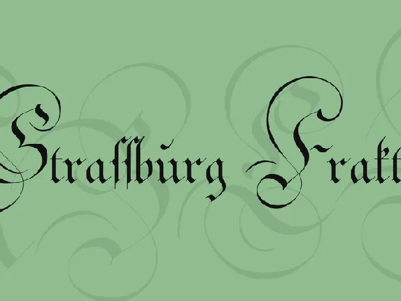 Strassburg Fraktur font