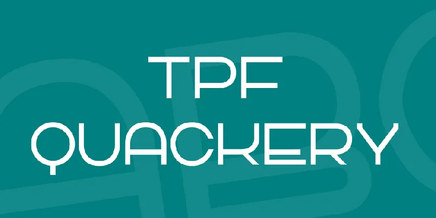 TPF Quackery font