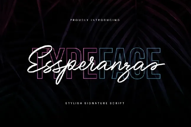 Essperanza font