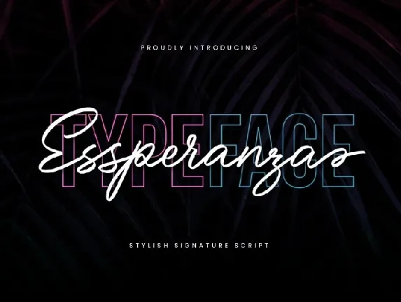 Essperanza font