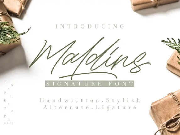 Maldins – Stylish Signature font