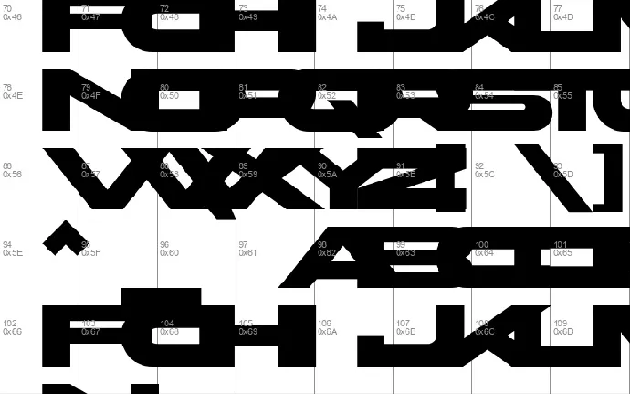 Akony font