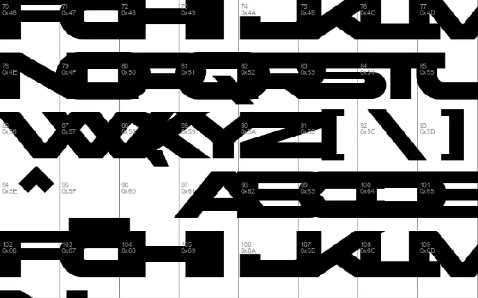 Akony font