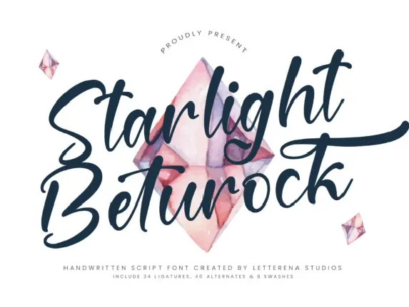 Starlight Beturock font