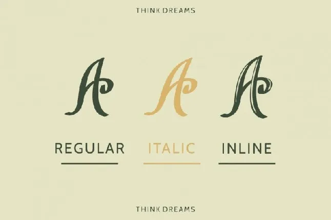 Think Dreams Script font