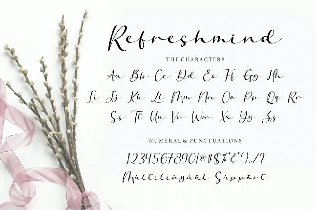 Refreshmind font