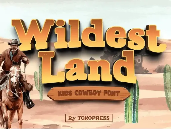 Wildest-Land font