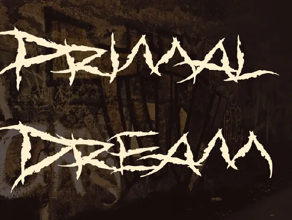 Primal Dream font