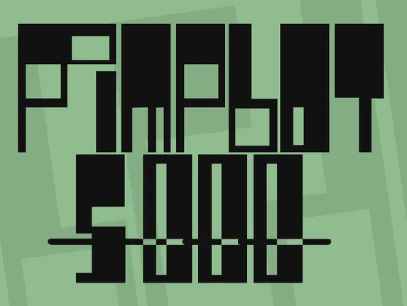 Pimpbot 5000 font