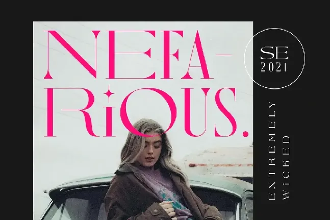 Nefarious font