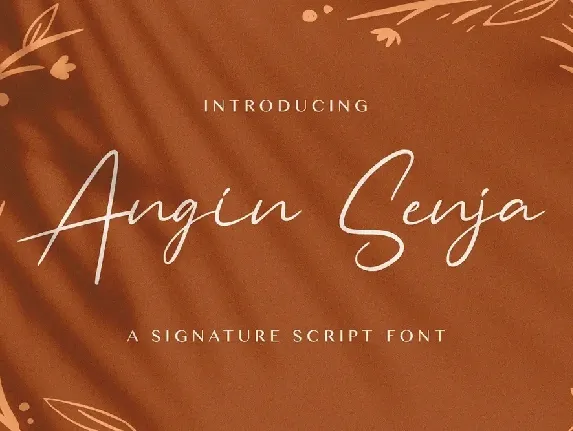 Angin Senja font