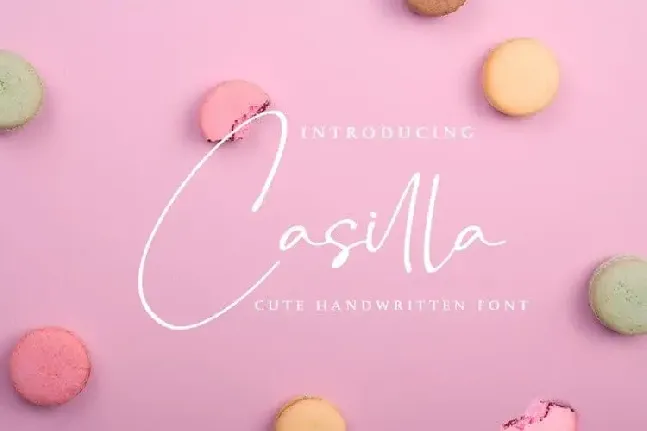 Casilla Script font