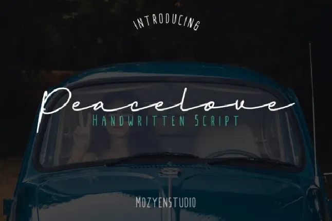 Peacelove Handwritten font