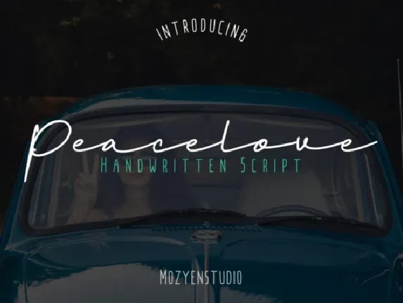 Peacelove Handwritten font