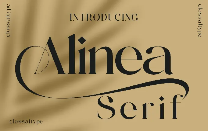 Alinea Serif font