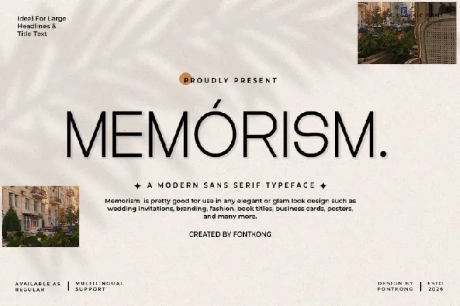 Memorism font