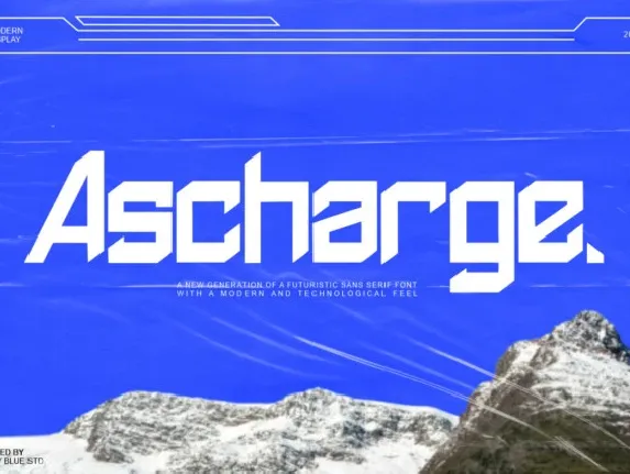 Ascharge font