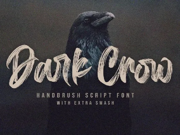 Dark Crow font