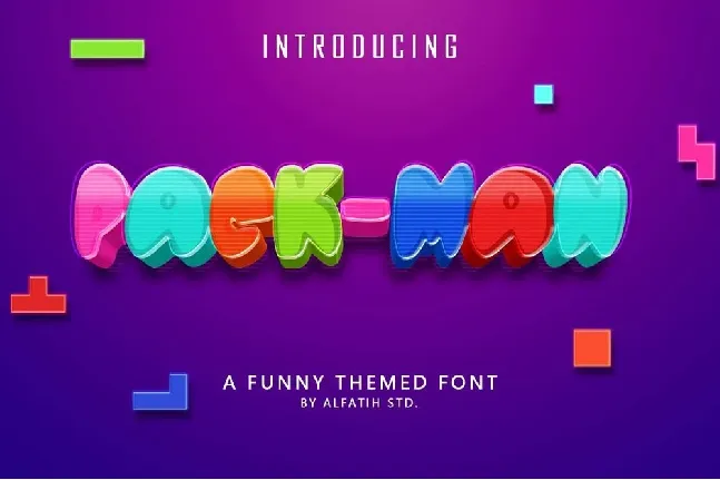 Pack Man font