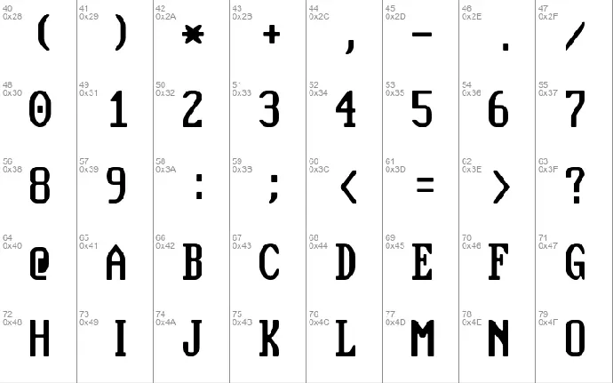 Flexi IBM VGA True font