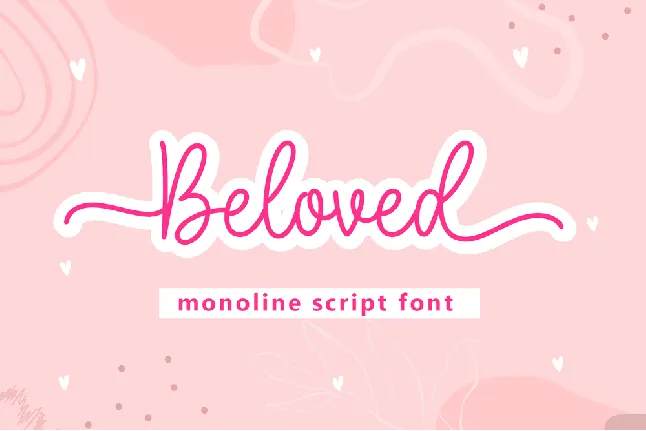 Beloved - Demo font