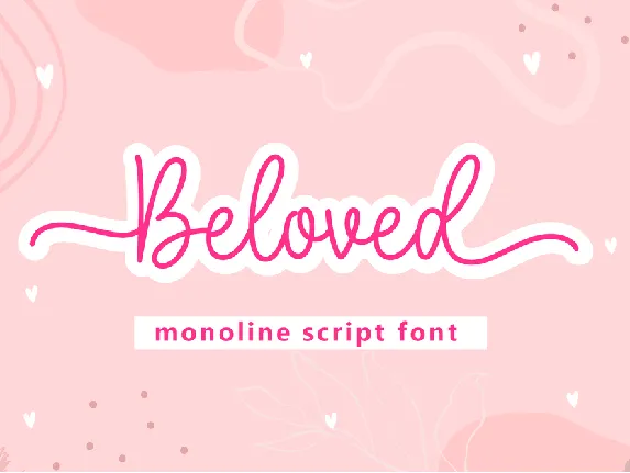 Beloved - Demo font