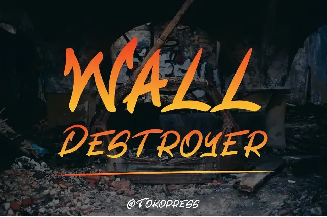 Wall-Destroyer font