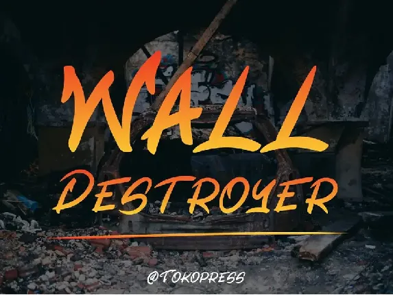 Wall-Destroyer font