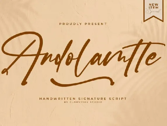 Andolamtte font