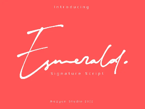 Esmerald font