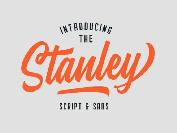 Stanley Calligraphy font