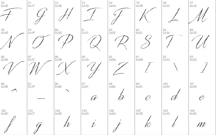 Victories Signature font