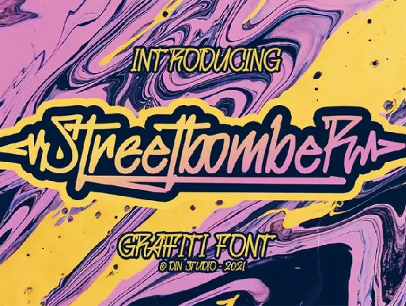 Streetbomber font