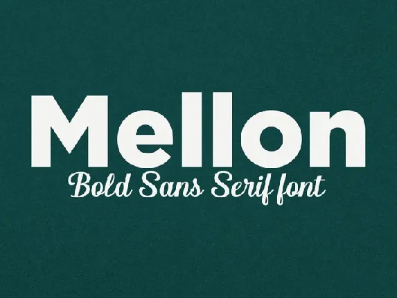 Mellon font