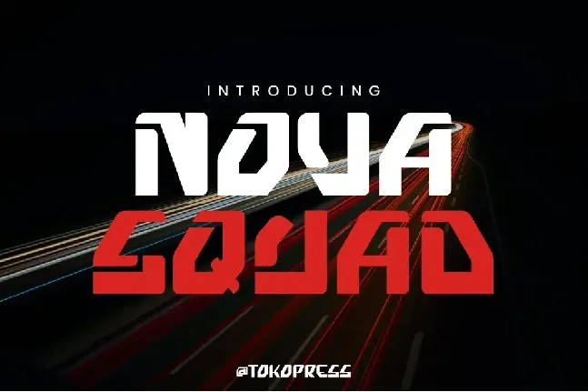 NOVA-SQUAD font