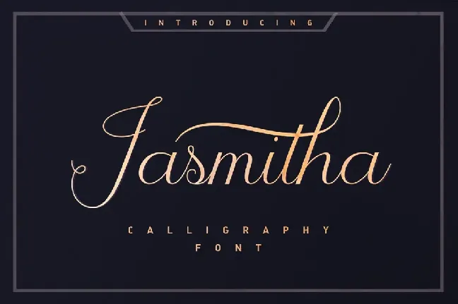 Jasmitha Script font