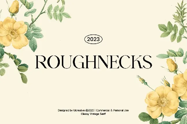 ROUGHNECKS font