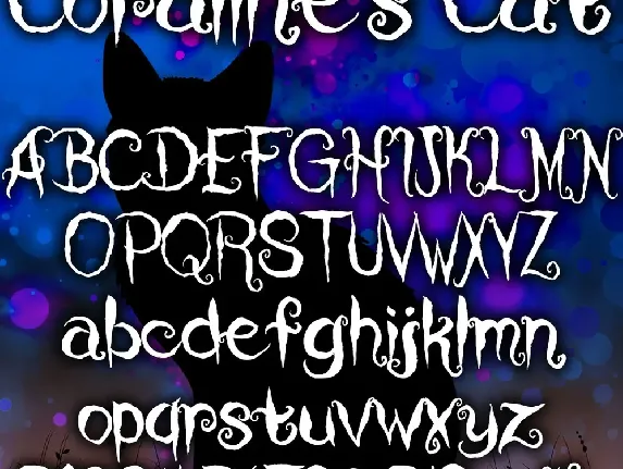 Coraline's Cat font