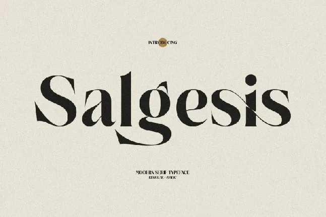 Salgesis font