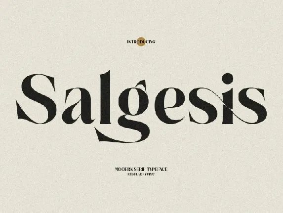 Salgesis font