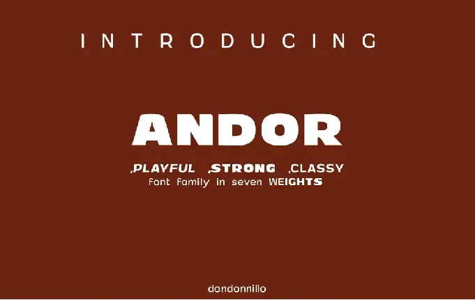 Andor font